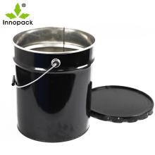 metal 5 gallon buckets and pails handle grip